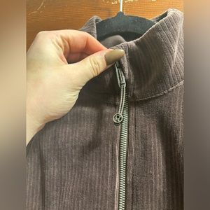Lululemon Velvet Cord Zip-up
